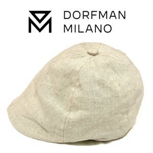 Dorfman Milano Linen Golf Cap